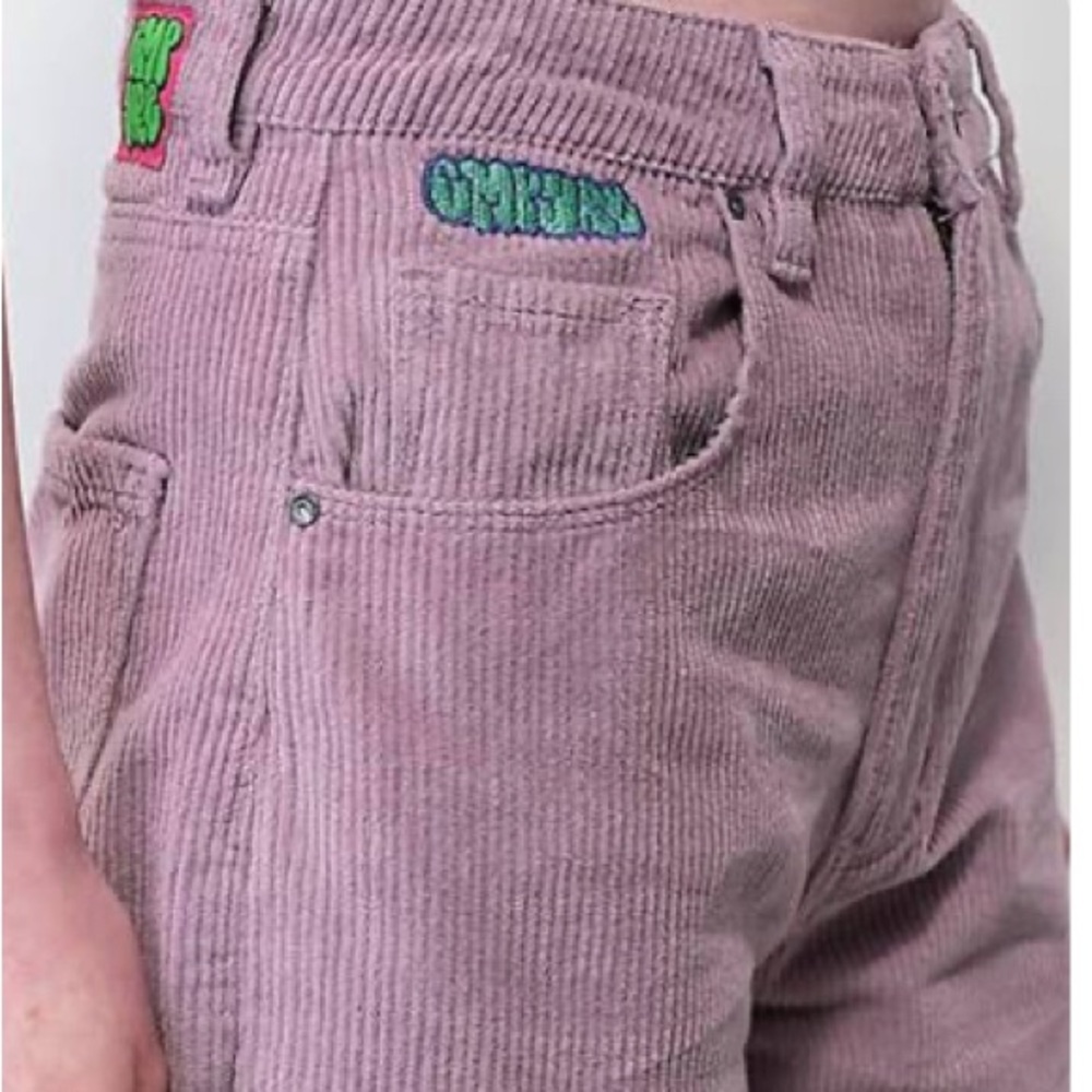 Pink/purple corduroy empyre pants!